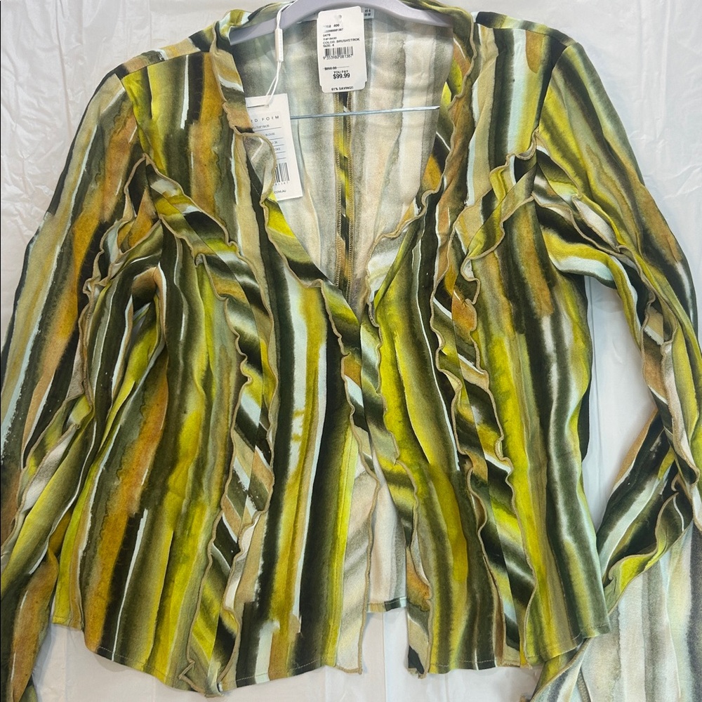 NEW THIRD FORM  brushstrok top blouse 4